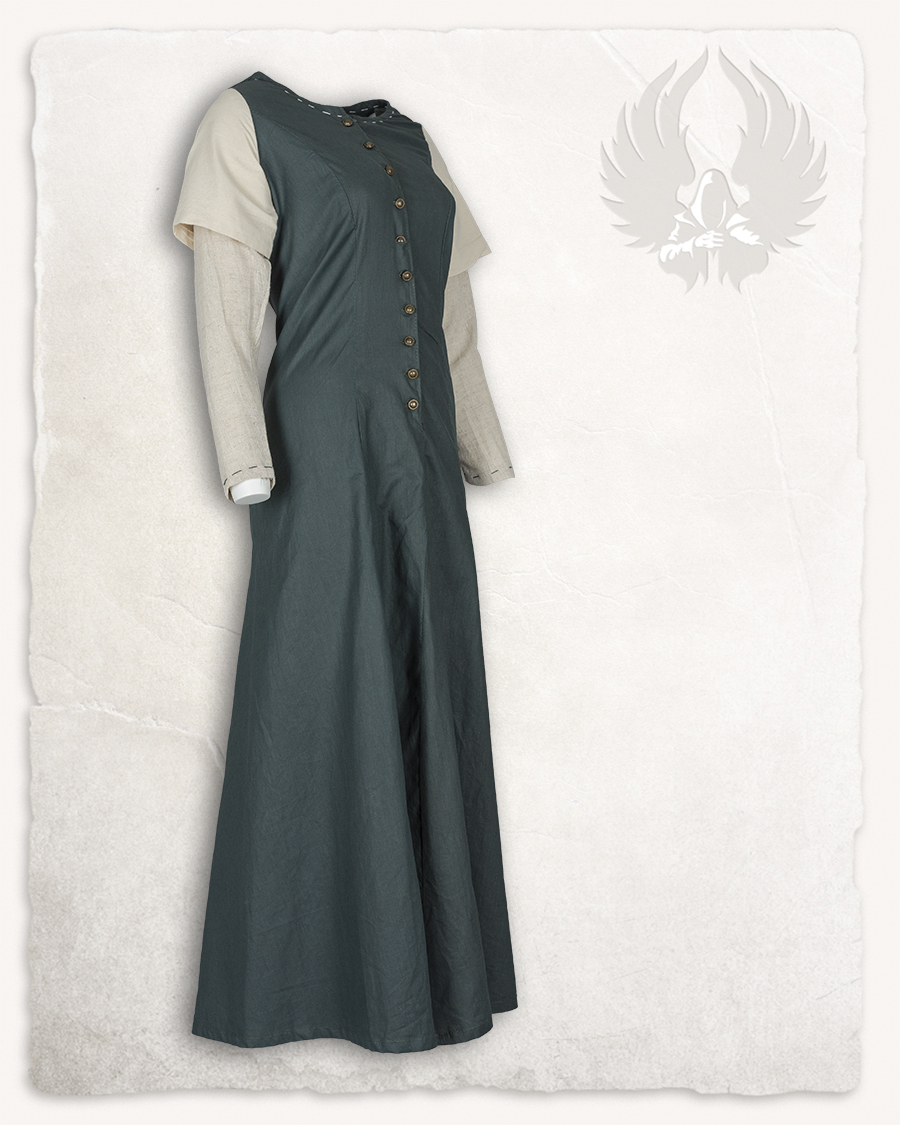 Elodie dress green/cream