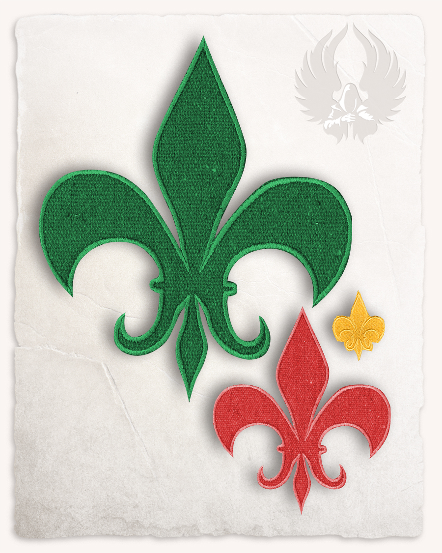 Fleur-de-lis patch